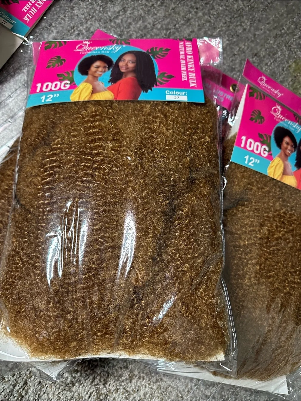 Human hair feels kinky hair 12